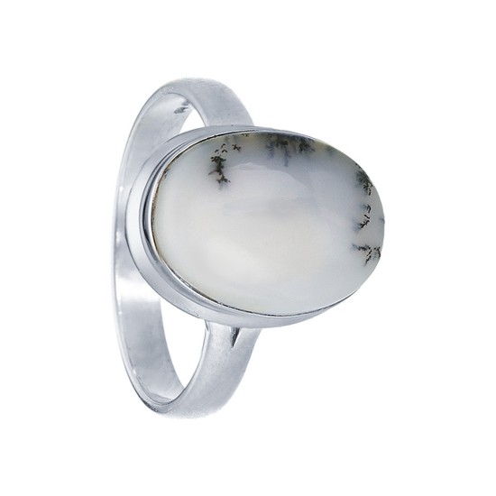 Dendritic Opal Ring