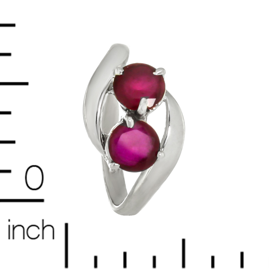 Refined Red Corundum Cherry Ring