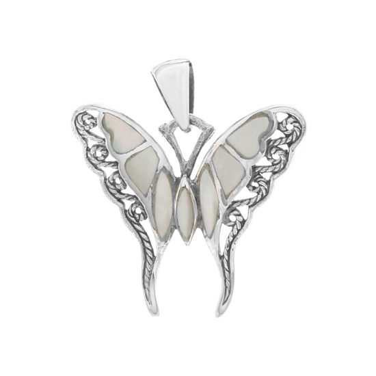 Mother of Pearl Butterfly Pendant