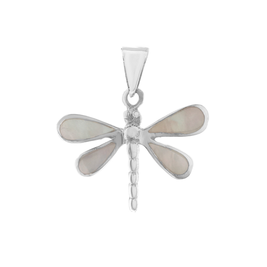 Mother of Pearl Dragonfly Pendant