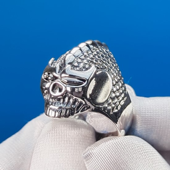 Sterling Silver A Dragon Ring