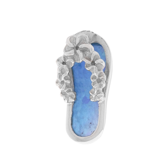 Flip Flops Blue Opal Pendant