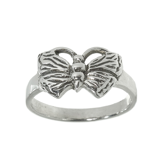 Small Butterfly Sterling Silver Ring
