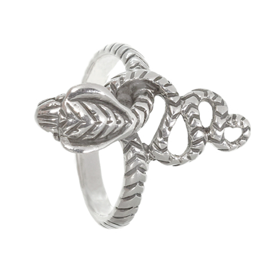 Snake Sterling Silver Ring