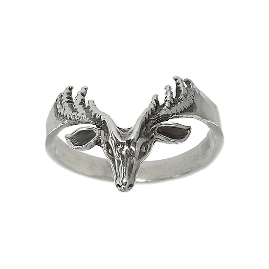 Deer Sterling Silver Ring