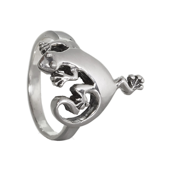 Lizard Sterling Silver Ring