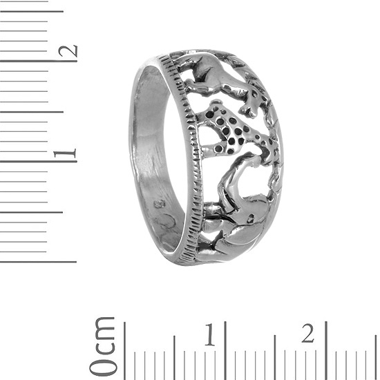 Zoo Sterling Silver Ring