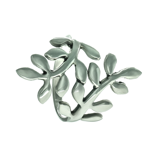 Sterling Silver Leaves Ring