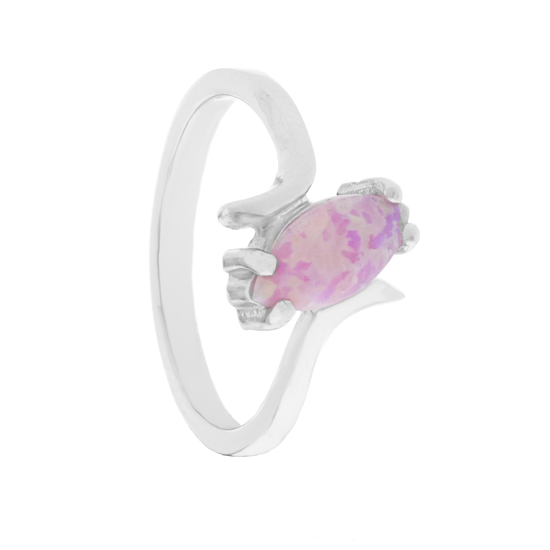 Marquise Pink Opal Ring