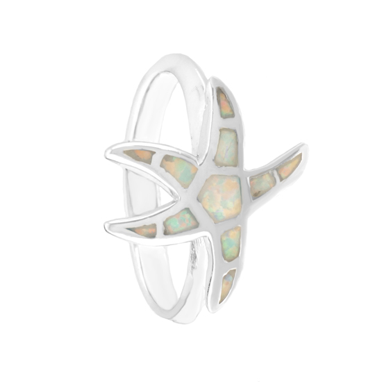 Opal Starfish Ring