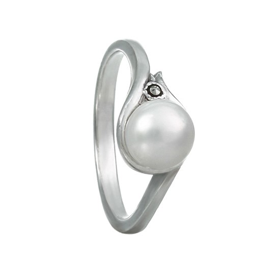 Pearl & Marcasite Ring